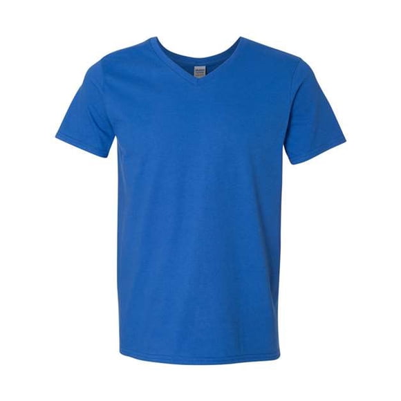 Camiseta Gildan Softstyle con cuello en V - Royal, S Gildan 64V00