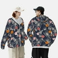 thumbnail image 4 of Fotbe Hawaiian Style Chaqueta con Protección Solar UPF 50+ para Hombre y Mujer, Camisa con Capucha y Bolsillos-Medium, 4 of 7