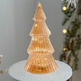 thumbnail image 4 of Crystal Glass Christmas Tree Ornaments Luminous Night Light Home Holiday Decorative Props Winter Tabletop Seasonal Display, 4 of 6