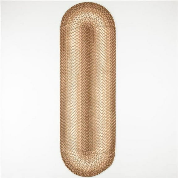 Rhody Rug Twin River Natural Multi 2X6 Runner