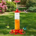 thumbnail image 5 of 1PCS Bird Feeder 200Ml Plastic Feeders for Outdoors, with Built-In Ant Guard-Circular Perch with 5 Feeding Ports, 5 of 5