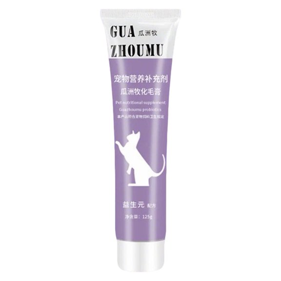 Lttoisl Gel Efficace pour Soulager les Boules de Poils de Chat, 120 g Aide Digestive et Remède contre les Boules de Poils pour Chats, Favorise une Peau en Santé, un Manteau Lustré et une Fonction de Tractus Ga
