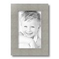 thumbnail image 2 of ArtToFrames 7x11 inch Metallic Deco Silver Picture Frame, Silver MDF Poster Frame (4501), 2 of 7
