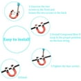 thumbnail image 3 of 3 Sets Archery Buckle Compound Bow Metal D Buckle Metal D Buckle Notch Buckle Release with Screwdriver for Hunting Accessories, 3 of 5