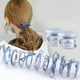 thumbnail image 5 of GOOHOCHY 12 gomas elásticas para el pelo para coletas de pelo rizado en diferentes estilos (azul claro), 5 of 8