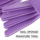 thumbnail image 5 of EeaseMX 10 limas de uñas de doble cara con esponja, pulidoras de diamante resistentes al agua, herramientas de manicura (morado), 5 of 7