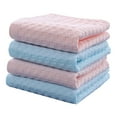 thumbnail image 4 of WHAMVOX  4 Pcs Makeup Remover Towel Face Cloths and Towels Washcloth Blue, 4 of 8
