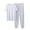 White, variant on 2 Piece Workout Sets for Men Cotton Sleeveless Crew Neck Shirts & Elastic Waist Drawstring Cuffed Long Pants Breathable Comfy Track Set Black L