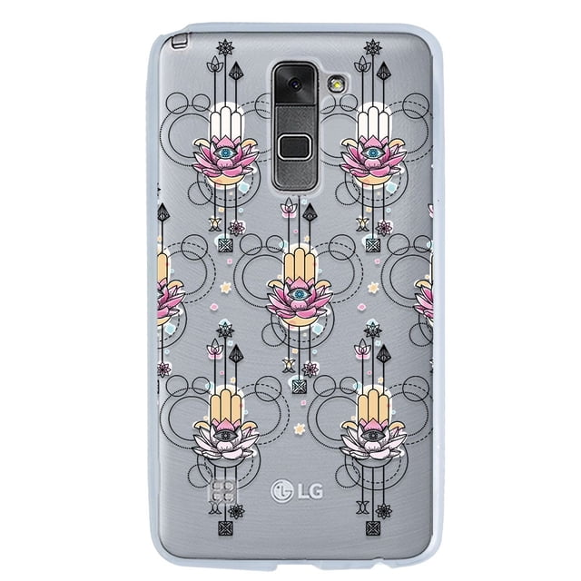 Funda para LG Stylus 2 InstaCase Mano Fátima Patrón, Uso rudo, Antigolpes