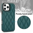 thumbnail image 6 of Mantto Case for iPhone 16 Pro Max Back Wallet Case, Card Slots Holder RFID Blocking Luxury PU Leather Shockproof Cover, Double Magnetic Buttons Kickstand Case for iPhone 16 Pro Max, Darkgreen, 6 of 8