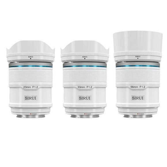 Sirui Sniper Autofocus Lens Set, F1.2 Gran Angular APS-C Camera Lens for A5 A6 A7 FX A9 ZV-E Series