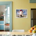 thumbnail image 5 of Piglet Looking over Fence Wearing Christmas, Animals Scenic Framed Art Print Wall Art Sold by Art.Com, 5 of 6