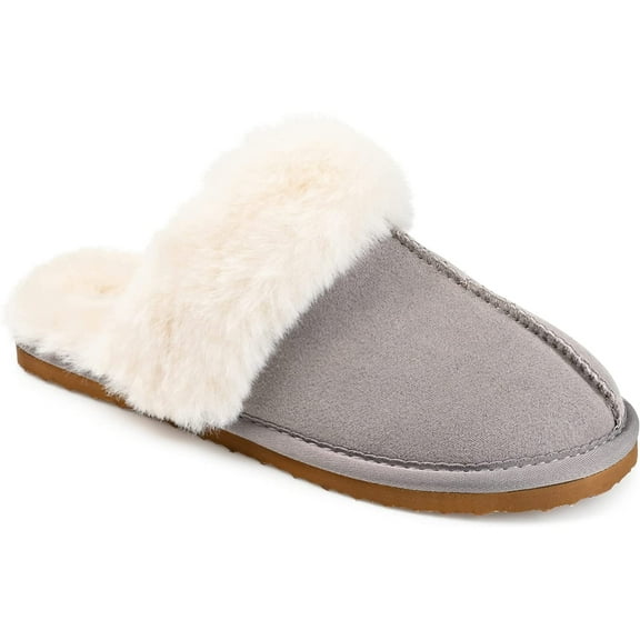 Journee Collection Womens Tru Comfort Foam Delanee Slipper 11 Grey
