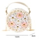 thumbnail image 2 of Monedero cruzado para niña con flores de perlas, minibolsos de princesa lindos, 2 of 5
