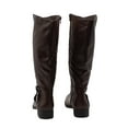 thumbnail image 6 of Style & Co. Womens Marliee Wide Calf Faux Leather Motorcycle Boots, 6 of 7