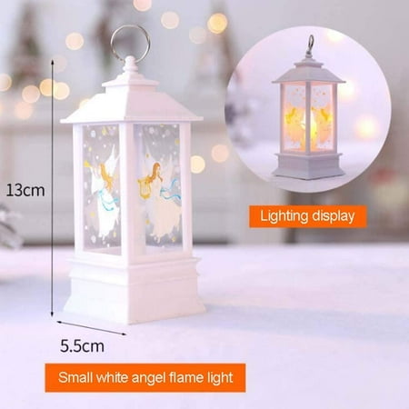 

Night Lights LED Light Christmas Simulation Flame Light Desktop Decoration Decoration Portable Small Oil Lamp 5.5x5.5x13CM