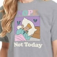 thumbnail image 3 of Disney Princess - Nope Not Today - Juniors Cropped Cotton Blend T-Shirt, 3 of 5