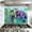 Color 1, variant on Kitchen Backsplash Peel and Stick Wall Murals Sea Turtle Bathroom Teal Coral Sea Turtle Turtle Lovers Removable Mural 35.4"W x 23.6"H, Oil Proof Vinyl Wallpaper for Fireplace & Behind Stove
