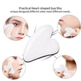 thumbnail image 2 of Scenic Beauty Heart Shaped Natural Jade Stone Massage Tool for Body, 2 of 7