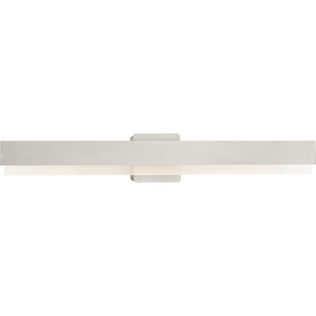 

Semblance Collection 32 in. Brushed Nickel Medium Modern 3CCT Integrated LED Linear Vanity Light