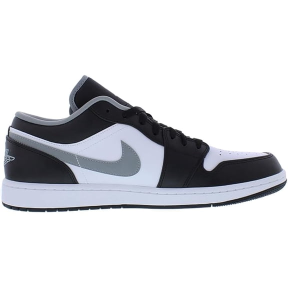 Men's Jordan 1 Low Black/Particle Grey-White (553558 040) - 7.5