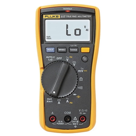 FLUKE FLUKE-117 Digital Multimeter with Non-Contact Voltage for (Best Fluke Multimeter For Electricians)