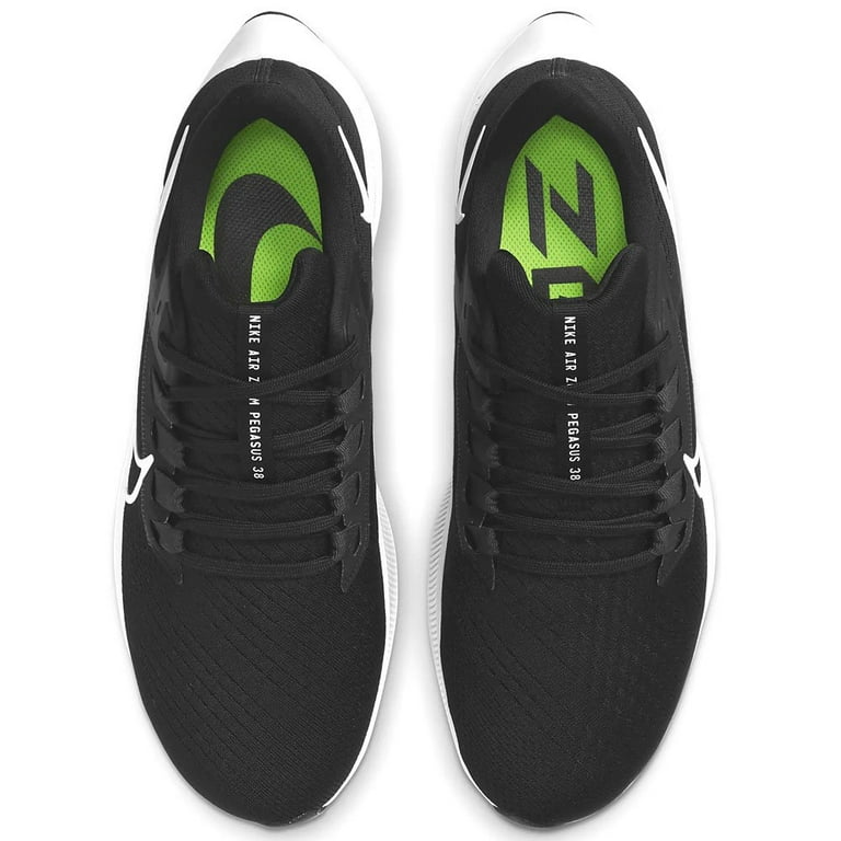 Nike Men's Air Zoom Pegasus 38 Road Running Shoes, Black/White/Anthracite, 9 US - Walmart.com