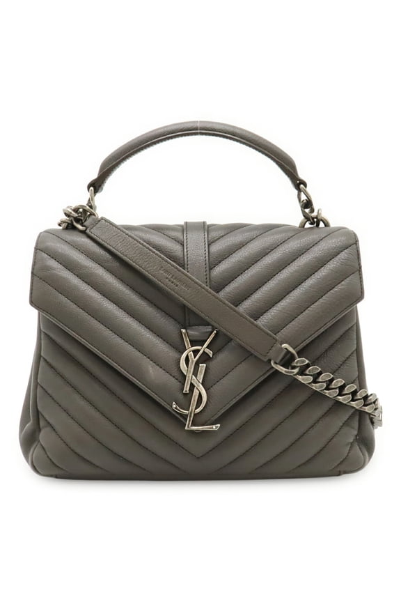 Pre-Owned SAINT LAURENT PARIS YSL Yves Saint Laurent College Handbag Chain Shoulder... (Good)