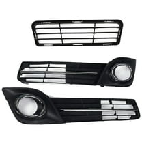 SEBLAFF Front Bumper Lower Grille Fog Lamp Cover Bezel kit Replacement for Toyota Camry SE 2012-2014