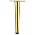 thumbnail image 1 of Patas cónicas de metal dorado para muebles, 15 cm de altura, ideales para sofás, armarios, camas y más: mejora la decoración del hogar con bricolaje, 1 of 8