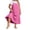 Pink, variant on 2026 Summer Dress for Women Solid Color Pinafore Loose Fit A-Line Swing Sundress with Adjustable Straps