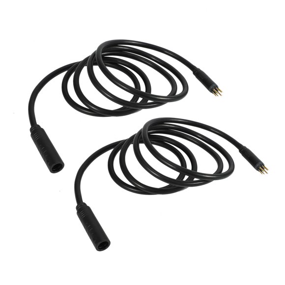 Cable de Motor de conversión de 9 pines de 130cm, conector hembra a macho para bicicleta eléctrica BAFANG, 2 uds.