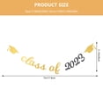thumbnail image 4 of Shisuyan Celebration Backdrop Graduation Bunting Banner Golden Glitter Paper Graduation Party 1 Set, 4 of 9