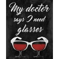 thumbnail image 2 of Prime, Marcus 12x14 White Modern Wood Framed Museum Art Print Titled - Wine Glasses, 2 of 4