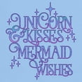 thumbnail image 3 of CafePress - UNICORN KISSES And MERMAID WISHES T Shirt - Men's Classic Graphic T-Shirt, 3 of 4