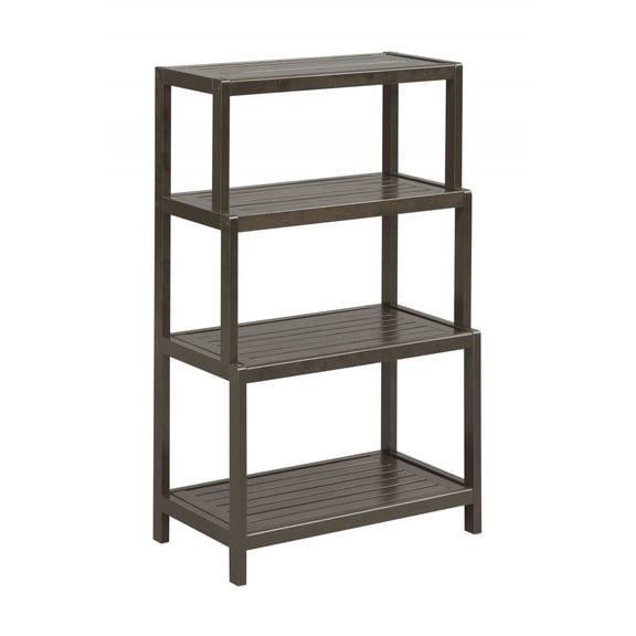 37" Bookcase with 4 Shelves in Espresso