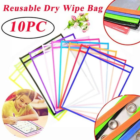 

Skpblutn Tool Series 10Pc Reusable Transparent Large Size Pet Dry Cleaning Bag File Bag Home Decor B