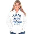 thumbnail image 3 of Can Fix Everything Mechanic Humor Zip Up Hoodie Men's Women's Brisco Brands M, 3 of 6