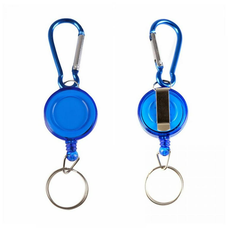 Fishing Zinger Tape Measure Tool Retractor Keychain Portable Fly Fishing  Retractable Reel Badge Holder Fly Fishing Zingers Carabiner Clip 