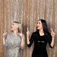 thumbnail image 3 of JYFLZQ Champagne Sequin Backdrop Curtain 8ft x 8ft Glitter Photo Booth Backdrop for Party, 3 of 6