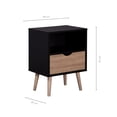 thumbnail image 4 of Buró Top Living Nórdico con Estante y Cajón Negro, 4 of 9
