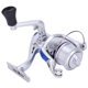 thumbnail image 2 of Carrete de pesca portátil, cañas de fundición con alambre de pescado, carrete giratorio, accesorio de pesca plateado, 2 of 10