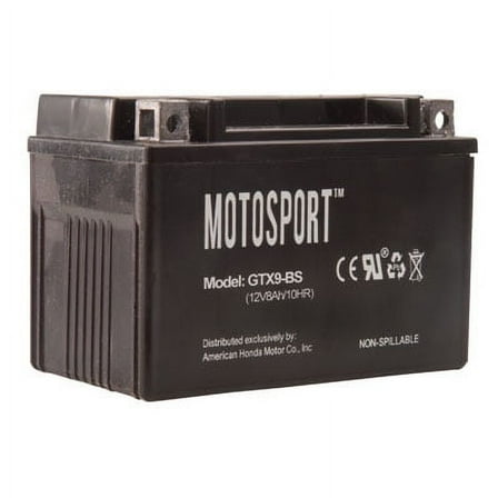 Motosport Maintenance-Free Battery with Acid GTX9BS for Suzuki Bandit 600 GSF600 1996-2003