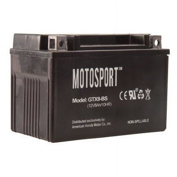 Motosport Maintenance-Free Battery with Acid GTX9BS for Husaberg FC501 1997-2000