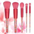 thumbnail image 3 of EeaseCA 5 Pcs Pinceaux de Maquillage Simulation Bonbon Kit de Pinceaux à Manche Coloré Ensemble de Pinceaux Cosmétiques pour Femmes Filles, 3 of 8