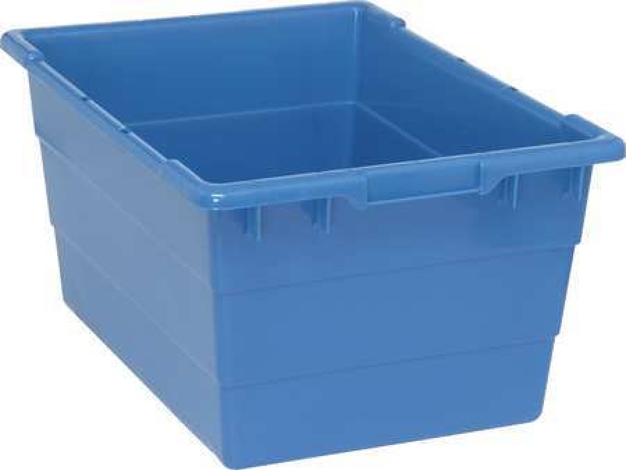 QUANTUM STORAGE SYSTEMS TUB241712BL Blue Cross Stacking Container 23 3