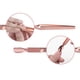 thumbnail image 4 of Soporte para cepillo y maquinilla de afeitar de seguridad cromado de lujo que se adapta a todos sus accesorios de afeitado (plata 11 pieza), 4 of 5