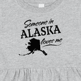 thumbnail image 4 of Inktastic Someone in Alaska Loves Me Girls Baby Dress, 4 of 5