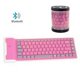 thumbnail image 1 of Mini pequeño teclado Bluetooth, silicona silenciosa portátil plegable, 1 of 5
