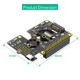 thumbnail image 4 of 3 in 1 M.2 NVMe SSD to PCIe Adapter with Dual Cooler Fans and Automatic Discoloration LED for Raspberry Pi 5, 4 of 5